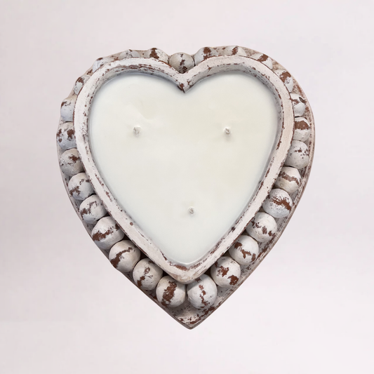 Heart Ceramic Candle