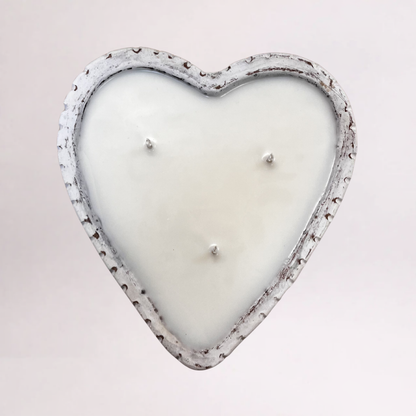 Heart Ceramic Candle