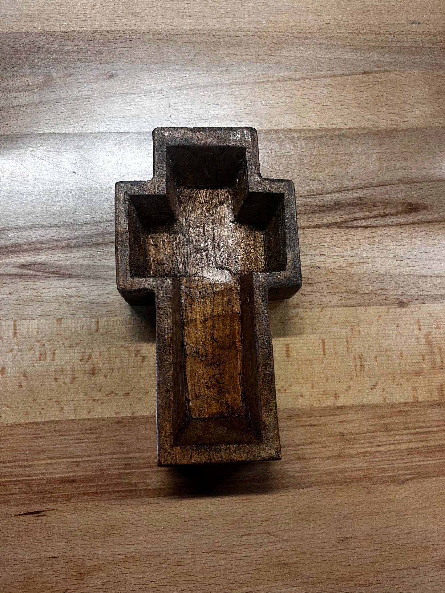 Mini Cross Dough Bowl Candle