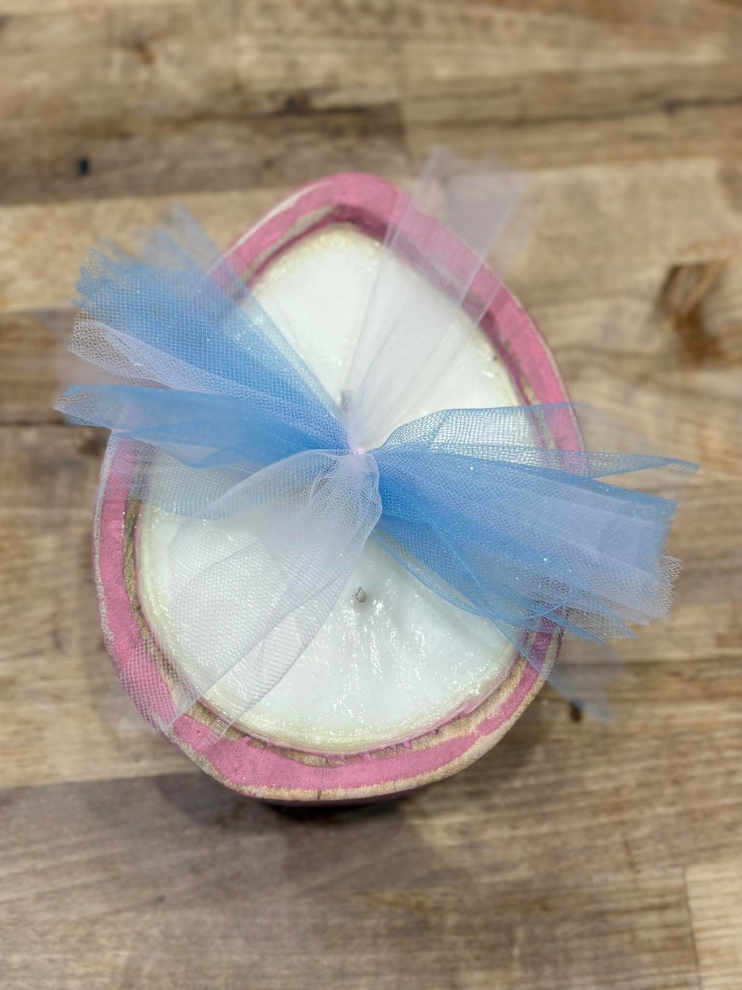 Egg Dough Bowl Candle