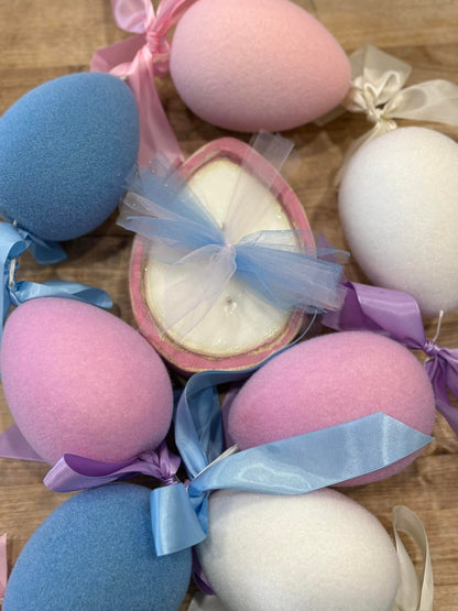 Egg Dough Bowl Candle