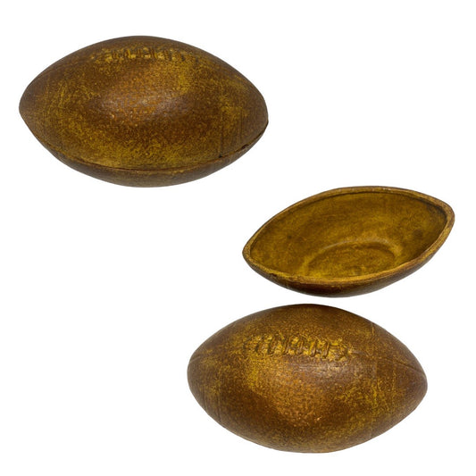 FOOTBALL POTTERY CANDLE