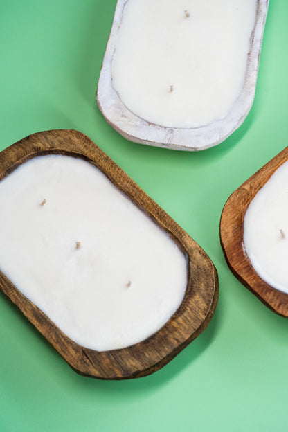 Small Dough Bowl Candle